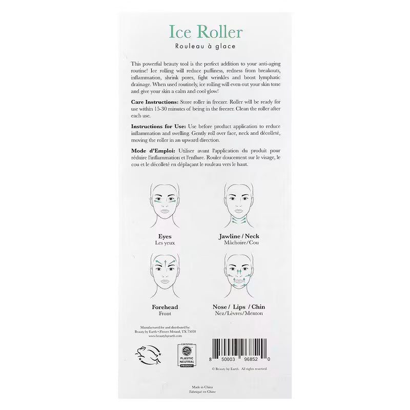 Facial massage roller